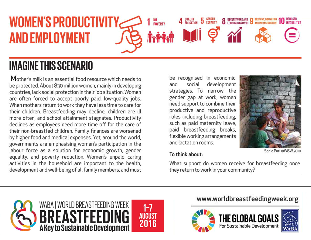 Theme 4: Women's Productivity and Employment